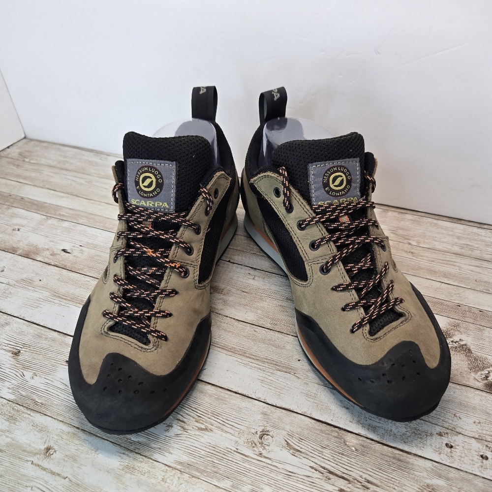 Scarpa Hiking Athletic Shoes/ Boots Brown Made In Italy Mens 6 Womens 7